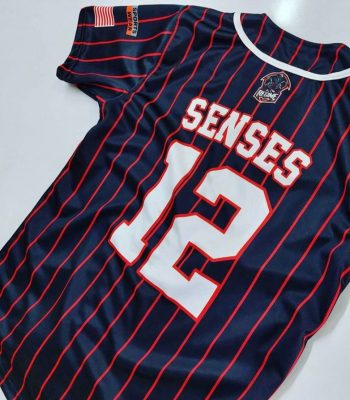 Custom Baseball Jersey – Pinstripe