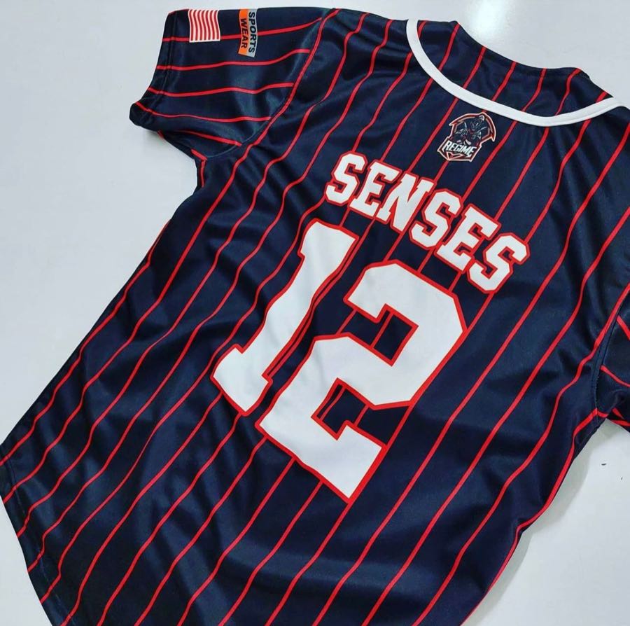 Custom Baseball Jersey – Pinstripe
