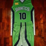 Custom Basketball Uniform Set – Green & Navy