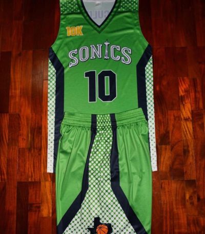 Custom Basketball Uniform Set – Green & Navy
