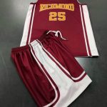 Custom Basketball Uniform Set – Maroon & Gold