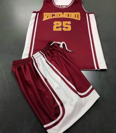 Custom Basketball Uniform Set – Maroon & Gold