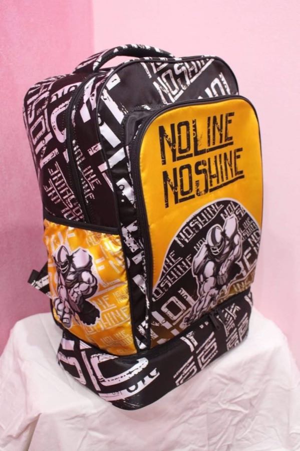 Custom Sports Backpack – Black & Yellow Custom Sports Backpack – Black & Yellow