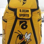 Custom Sports Backpack – Yellow & Black