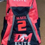 Custom Sports Duffel Bag – Red & Black