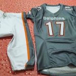 Custom Football Jersey & Pants Set – Gray & Orange