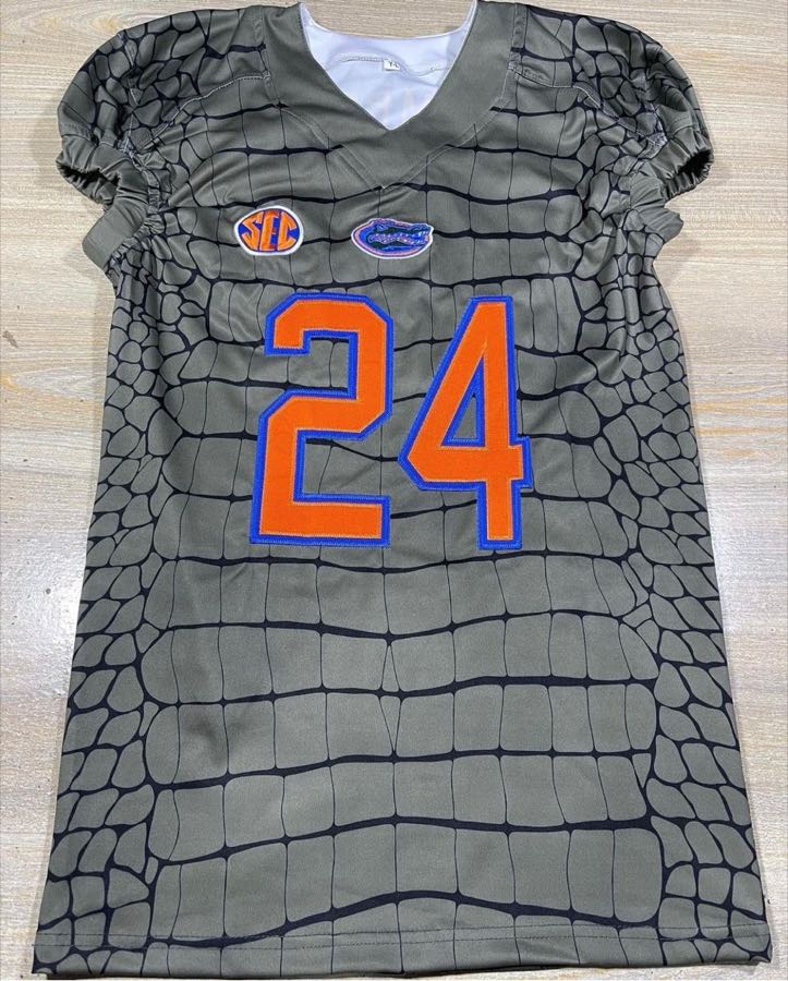 Custom Football Jersey – Reptile Print