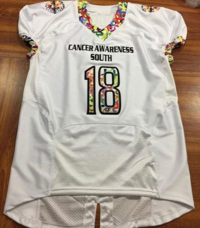 Custom Football Jersey – Ribbon Print