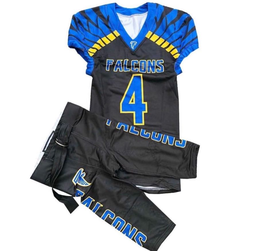 Custom Football Jersey & Pants Set – Tiger Stripe