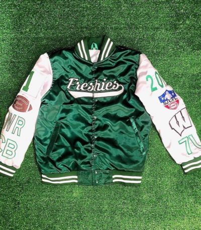 Custom Varsity Letterman Jacket – Green