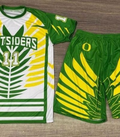 Custom Soccer Uniform Set – Green & White
