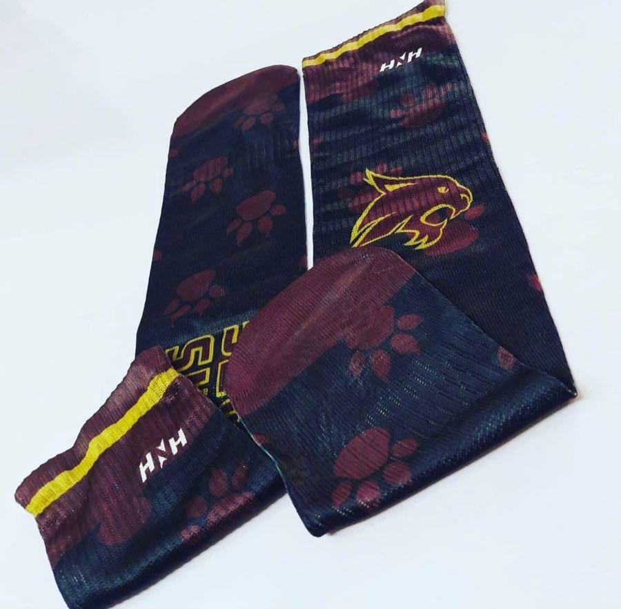 Custom Athletic Socks – Camo Print