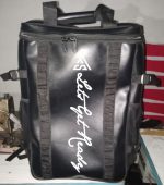 Custom Insulated Utility Backpack – Black with Logo Print