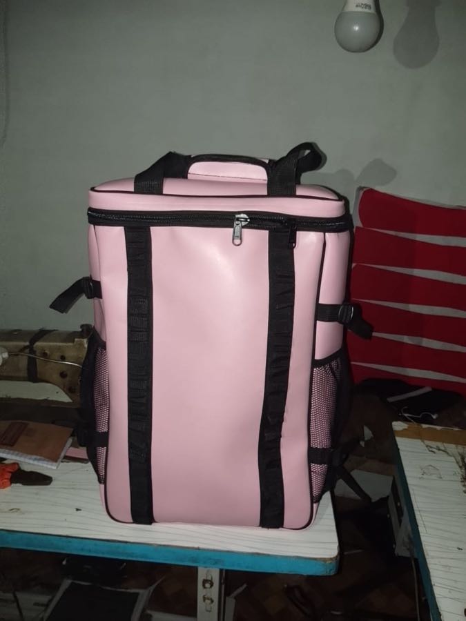 Custom Insulated Utility Backpack – Pink