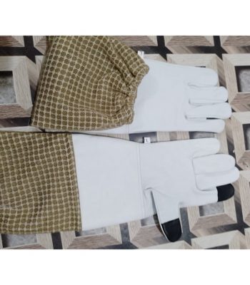 Beekeeping Gloves – Olive Mesh, Reinforced Fingertips