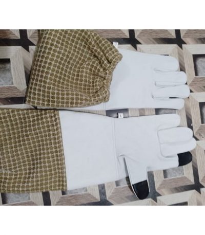 Beekeeping Gloves – Olive Mesh, Reinforced Fingertips