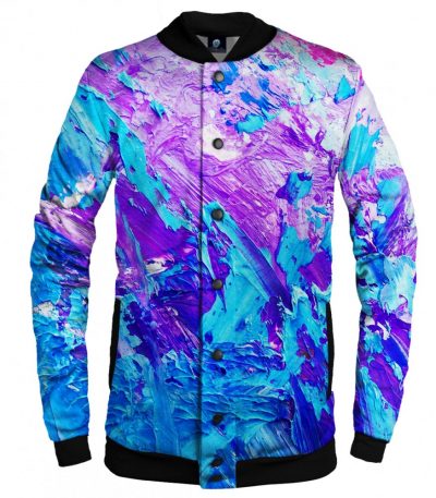 Custom Baseball Jacket – Tie-Dye