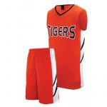 Custom Basketball Uniform – Orange & White