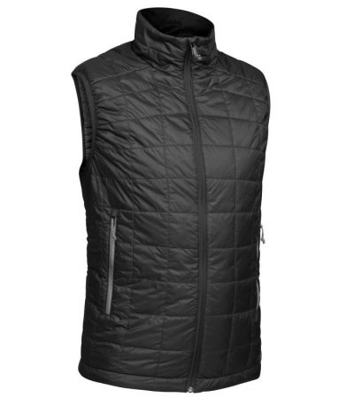 Custom Quilted Vest – Black