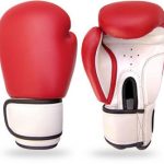Custom Boxing Gloves – Red & White