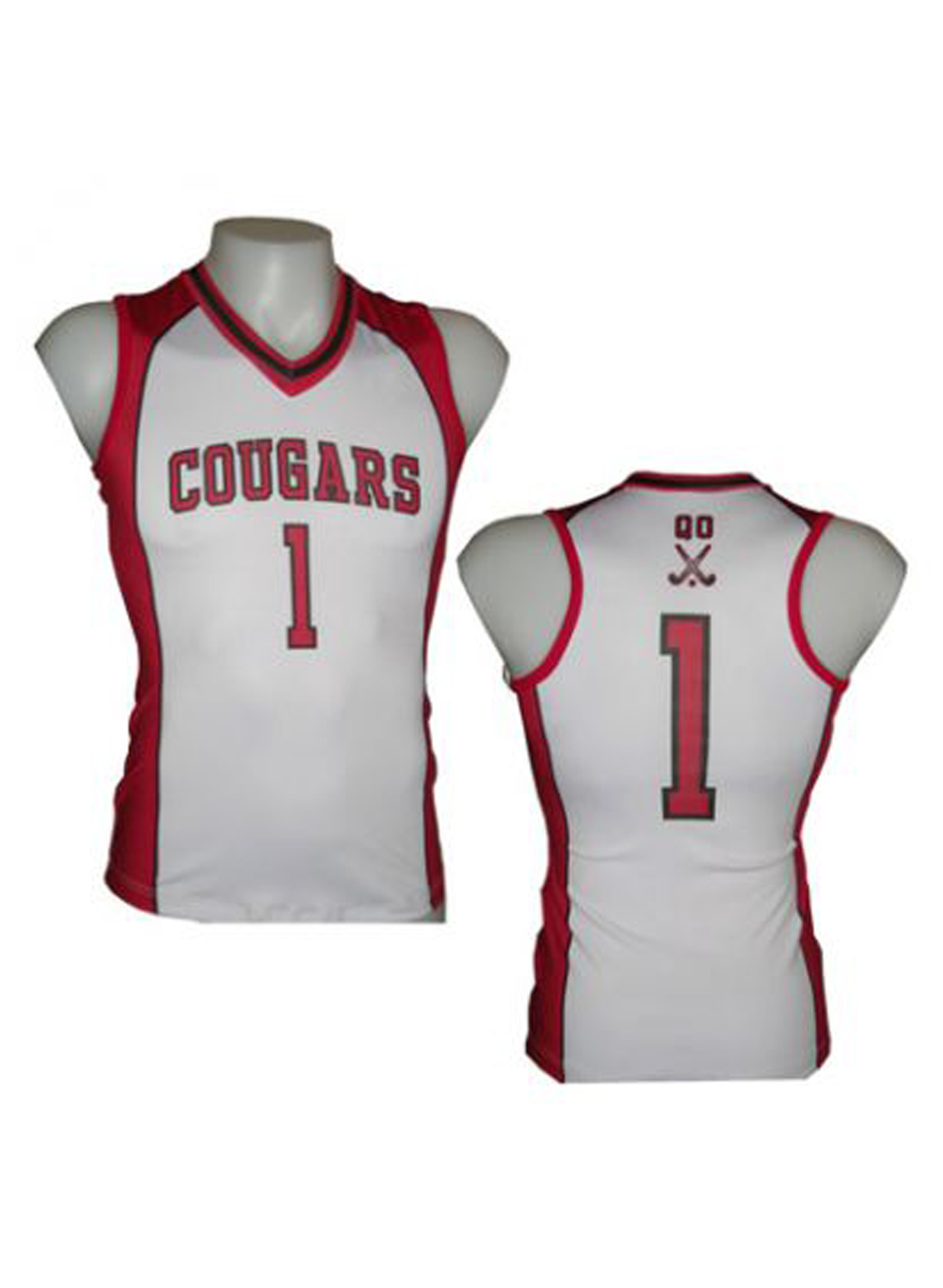 xhs_fhockey_uni_0011 Custom Field Hockey Jersey – Red & White