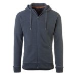 Custom Fleece Jacket – Heather Navy