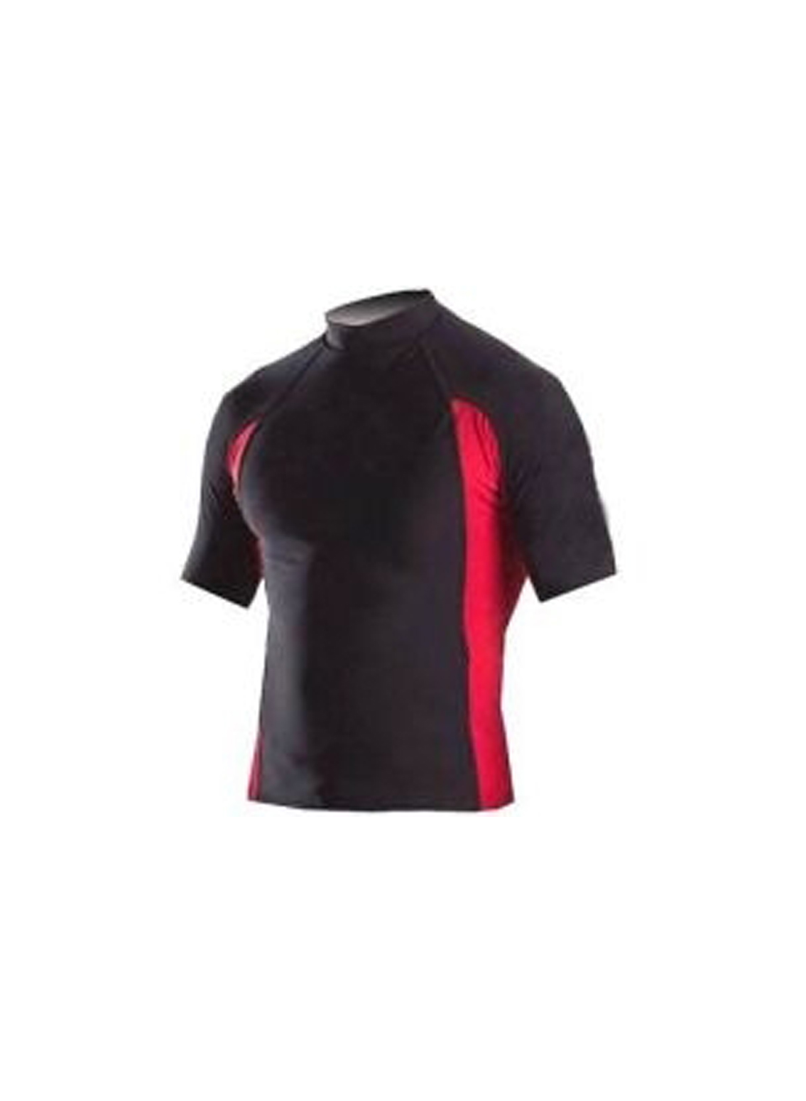 xhs_gw_rushg_001 Custom Rash Guard – Black & Red