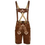 Custom Lederhosen Shorts – Tan