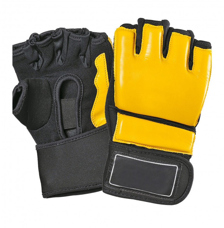 xhs_mma_glv_008 Custom MMA Gloves – Yellow & Black