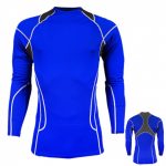 Custom MMA Rash Guard – Blue