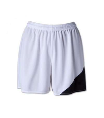 Custom Soccer Shorts – White & Black