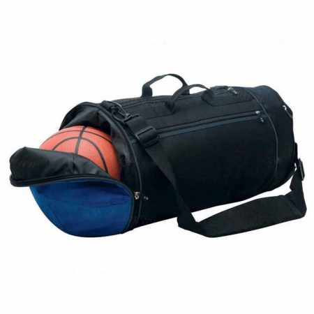 xhs_sports_bag_001 Custom Sports Duffel Bag – Black