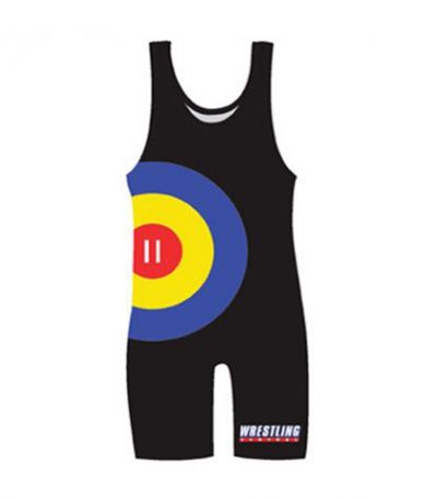 Custom Wrestling Singlet – Bullseye Print