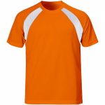Custom T-Shirt – Orange & White