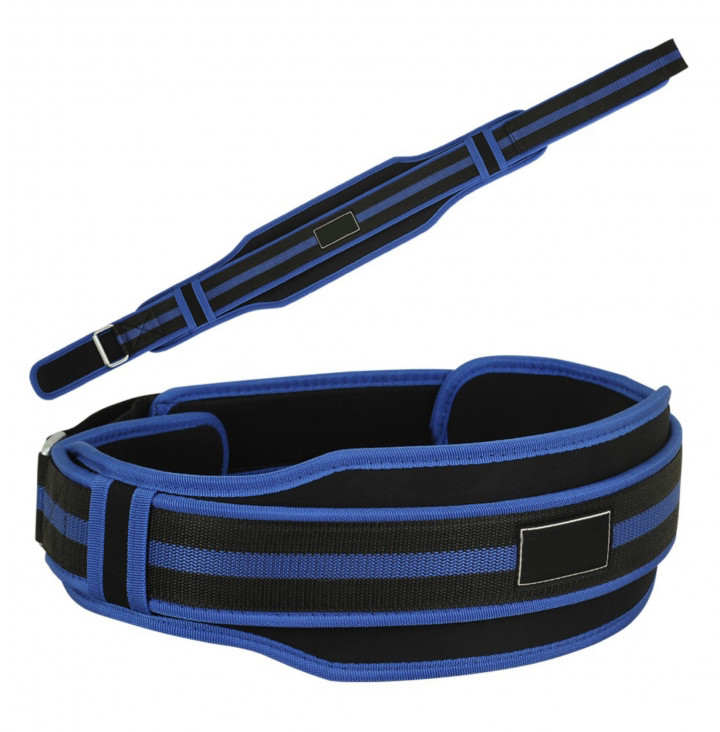 xhs_weight_lift_belt_001 Custom Weight Lifting Belt – Blue