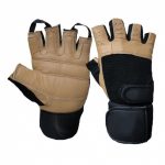 Custom Weight Lifting Gloves – Tan